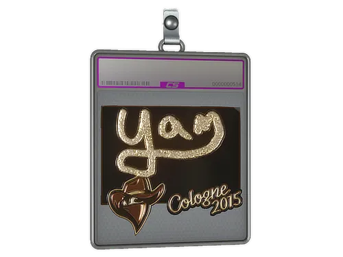 Sticker Slab | yam (Gold) | Cologne 2015