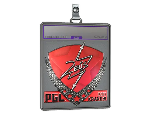 Sticker Slab | Zeus (Foil) | Krakow 2017