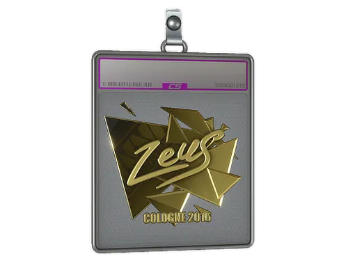 Sticker Slab | Zeus (Gold) | Cologne 2016