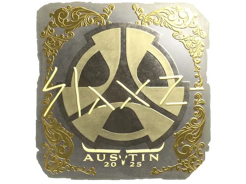 Sticker | slaxz- (Gold) | Austin 2025