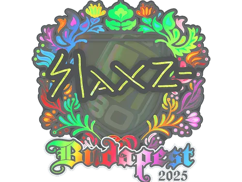 Sticker | slaxz- (Holo) | Budapest 2025