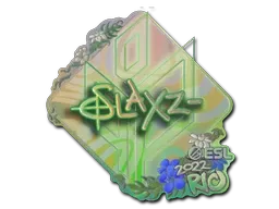 Sticker | slaxz- (Holo) | Rio 2022