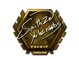 Sticker | SmithZz (Gold) | London 2018