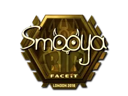 Sticker | smooya (Gold) | London 2018