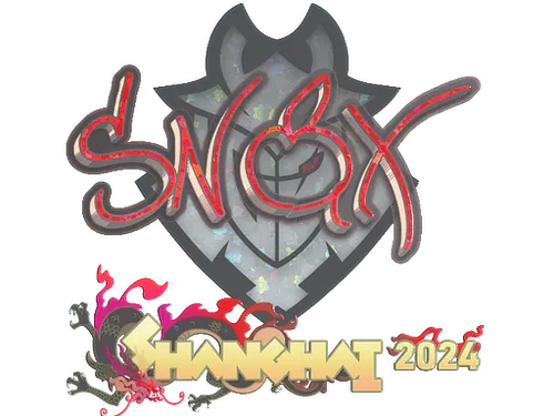 Sticker | Snax (Glitter) | Shanghai 2024