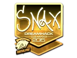 Sticker | Snax (Gold) | Cluj-Napoca 2015