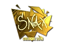 Sticker | Snax (Gold) | Cologne 2016