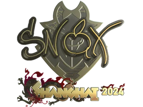 Sticker | Snax (Gold) | Shanghai 2024