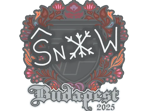 Sticker | snow | Budapest 2025