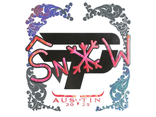 Sticker | snow (Holo) | Austin 2025