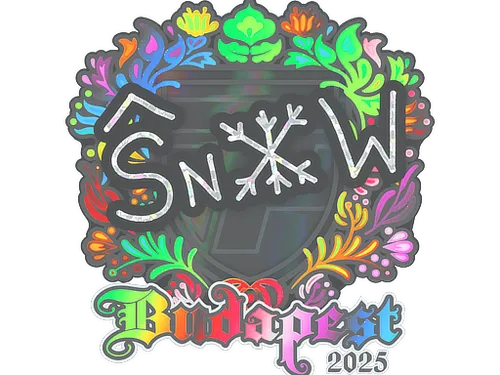 Sticker | snow (Holo) | Budapest 2025