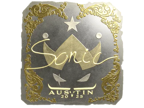Sticker | Sonic (Gold) | Austin 2025