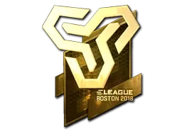 Sticker | Space Soldiers (Gold) | Boston 2018