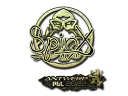 Sticker | Spinx (Gold) | Antwerp 2022