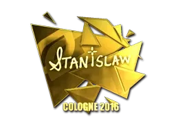 Sticker | stanislaw (Gold) | Cologne 2016