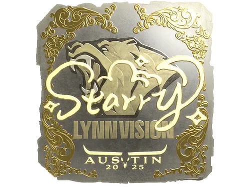 Sticker | Starry (Gold) | Austin 2025