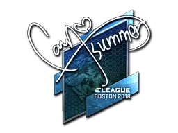 Sticker | Summer (Foil) | Boston 2018