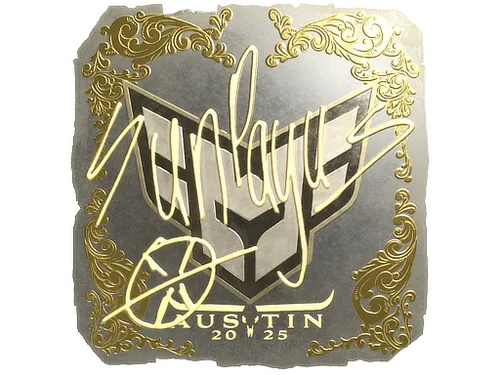Sticker | SunPayus (Gold) | Austin 2025
