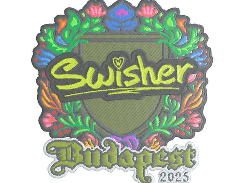 Sticker | Swisher (Embroidered) | Budapest 2025