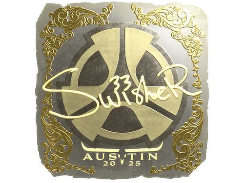 Sticker | Swisher (Gold) | Austin 2025