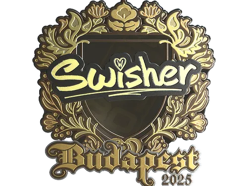 Sticker | Swisher (Gold) | Budapest 2025