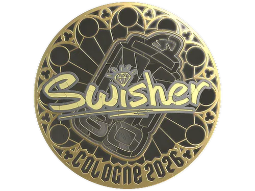 Sticker | Swisher (Gold) | Cologne 2026