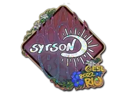 Sticker | syrsoN (Glitter) | Rio 2022