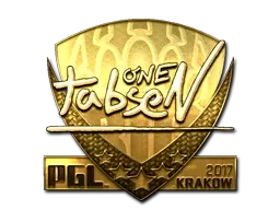 Sticker | tabseN (Gold) | Krakow 2017