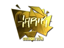 Sticker | tarik (Gold) | Cologne 2016