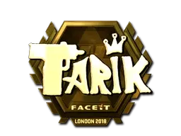 Sticker | tarik (Gold) | London 2018