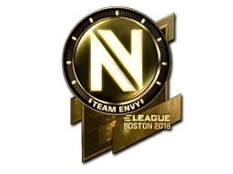 Sticker | Team EnVyUs (Gold) | Boston 2018