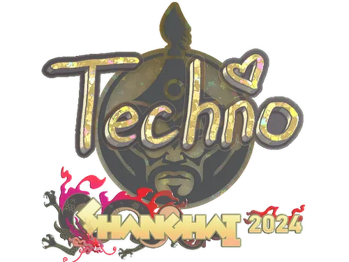 Sticker | Techno4K (Glitter) | Shanghai 2024