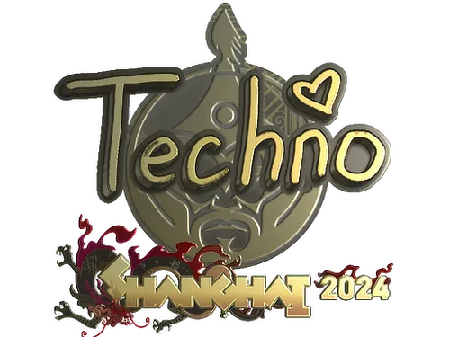 Sticker | Techno4K (Gold) | Shanghai 2024