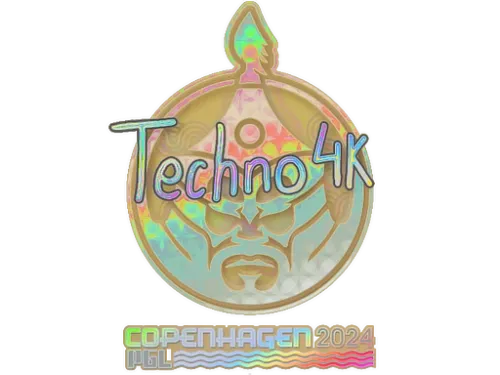 Sticker | Techno4K (Holo) | Copenhagen 2024