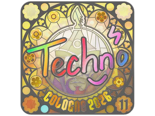 Sticker | Techno4K (Holo, Ranked) | Cologne 2026