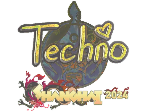 Sticker | Techno4K (Holo) | Shanghai 2024