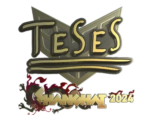 Sticker | TeSeS (Gold) | Shanghai 2024