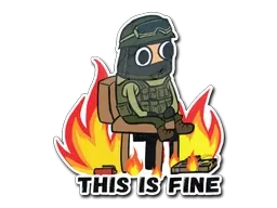 Sticker | This Is Fine (CT)