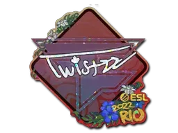 Sticker | Twistzz (Glitter) | Rio 2022