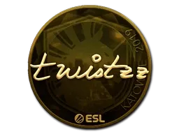 Sticker | Twistzz (Gold) | Katowice 2019