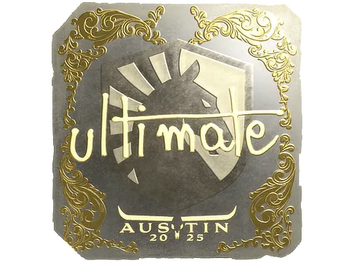 Sticker | ultimate (Gold) | Austin 2025