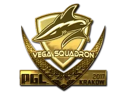 Sticker | Vega Squadron (Gold) | Krakow 2017