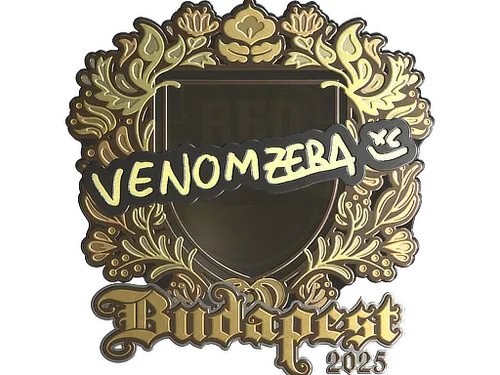 Sticker | venomzera (Gold) | Budapest 2025