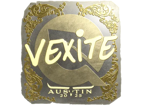 Sticker | vexite (Gold) | Austin 2025