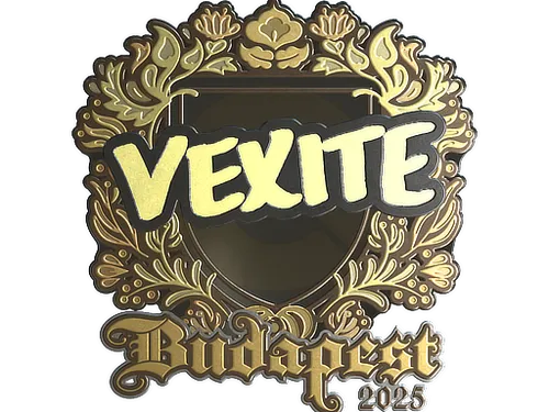 Sticker | vexite (Gold) | Budapest 2025