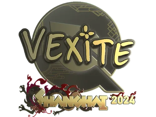 Sticker | vexite (Gold) | Shanghai 2024