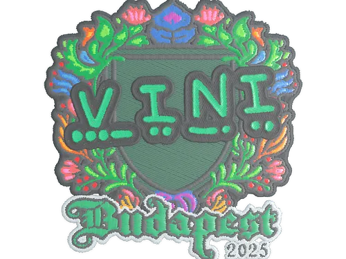 Sticker | VINI (Embroidered) | Budapest 2025