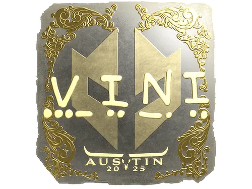 Sticker | VINI (Gold) | Austin 2025