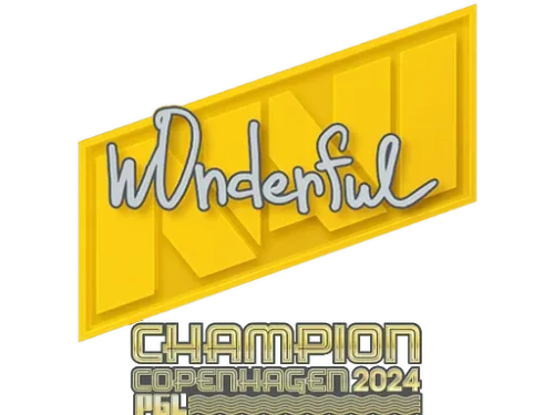 Sticker | w0nderful (Champion) | Copenhagen 2024