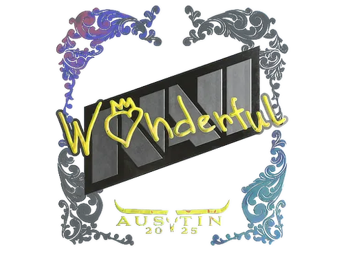Sticker | w0nderful (Holo) | Austin 2025